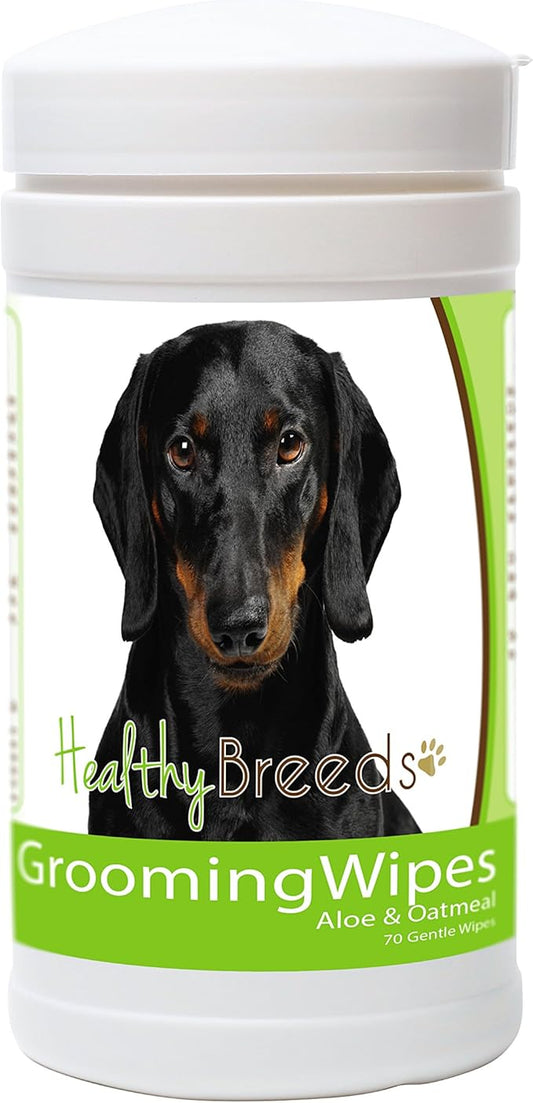 Healthy Breeds Dachshund Grooming Wipes 70 Count