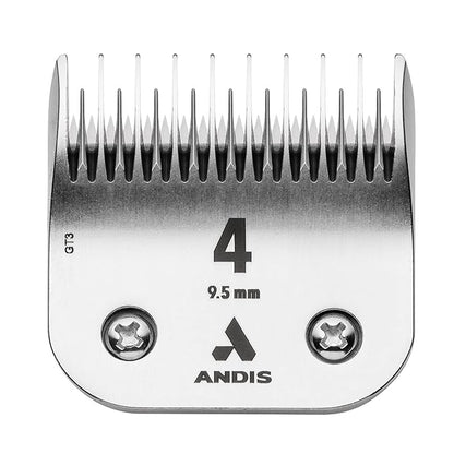 Andis 72625 Carbon-Infused Steel UltraEdge Dog Clipper Blade, Size-4 Skip-Tooth, 3/8-Inch Cut Length