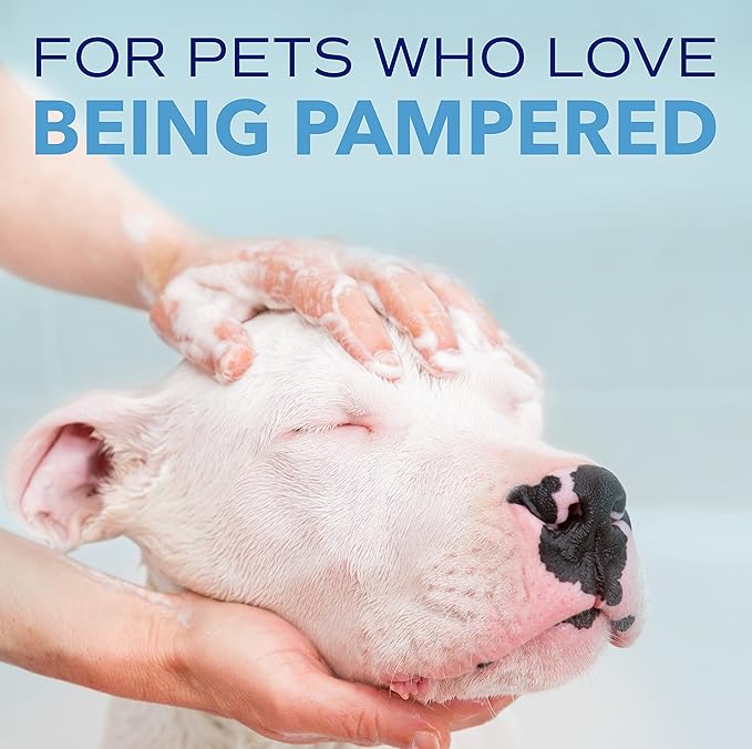 TropiClean SPA Tear Stain Remover for Dogs | Blueberry Facial Shampoo | Odor Eliminator | Tearless | Whitening and Brightening | Made in USA | 8oz.