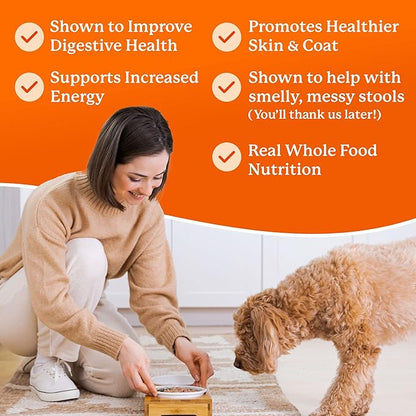 Dr. Harvey's Veg-to-Bowl Fine Ground Dog Food, Human Grade Dehydrated Base Mix for Dogs, Grain Free Holistic Mix for Small Dogs (3 Pounds)