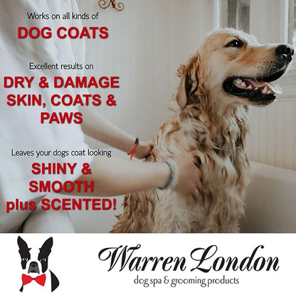 Warren London - Hydrating Butter For Dogs Skin & Coat,8 Oz,Pomegranate & Acai