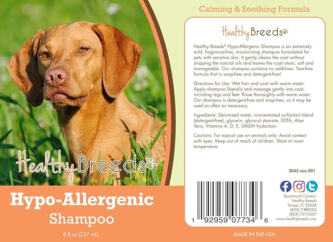 Healthy Breeds Vizsla Hypo-Allergenic Shampoo 8 oz