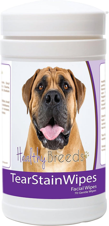 Healthy Breeds Boerboel Tear Stain Wipes 70 Count