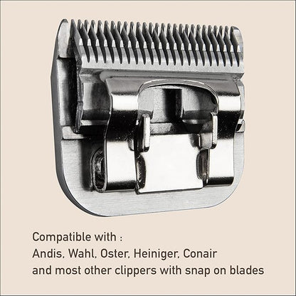 Detachable Blade - Size 7F Blade 1/8", Made of Durable Japanese Steel, Compatible with Most Andis, Oster, Wahl A5 Clippers