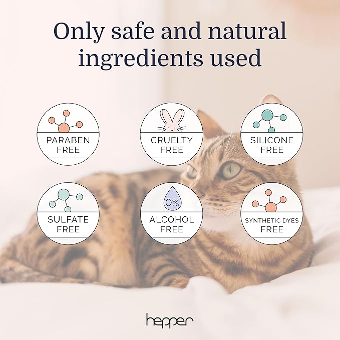 Hepper Pet Cologne Spray - Long-Lasting Dog/Cat Cologne & Perfume Spray for Pups/Kittens - Grooming Elegance & Enduring Fragrance! Aloe and Cucumber Fresh Scent