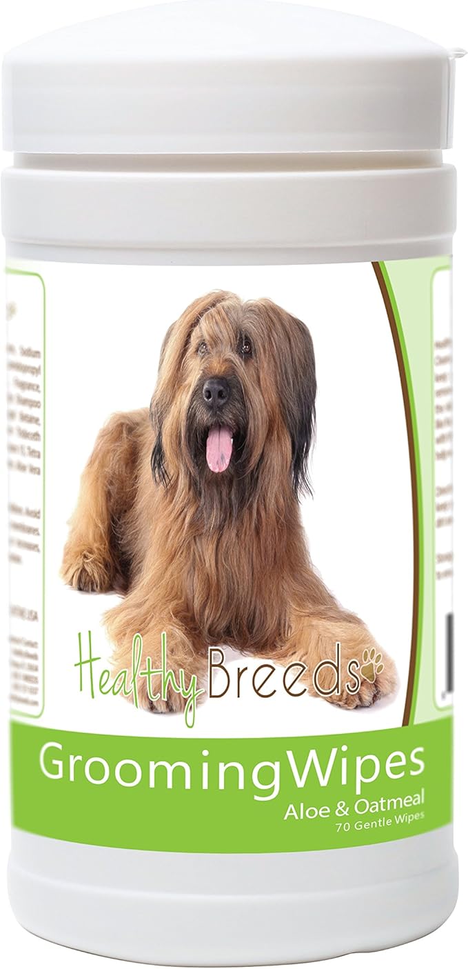 Healthy Breeds Briard Grooming Wipes 70 Count