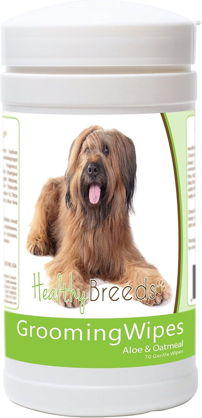 Healthy Breeds Briard Grooming Wipes 70 Count
