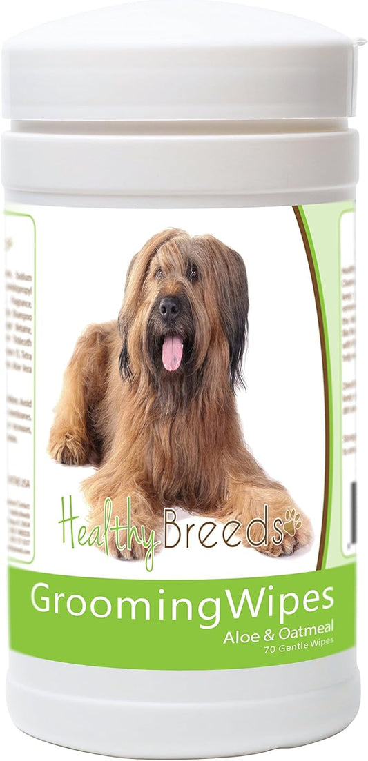 Healthy Breeds Briard Grooming Wipes 70 Count