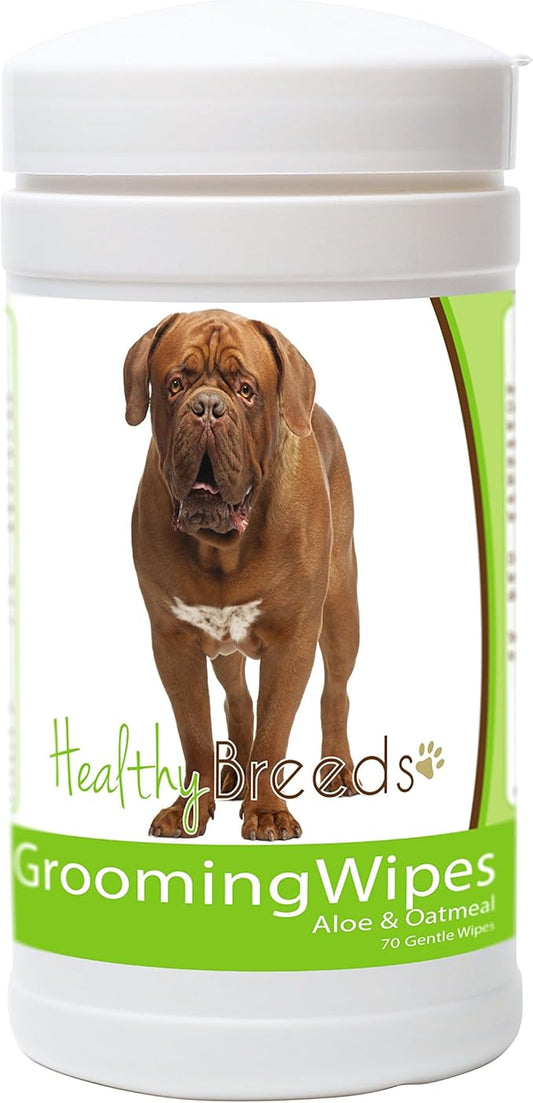 Healthy Breeds Dogue de Bordeaux Grooming Wipes 70 Count