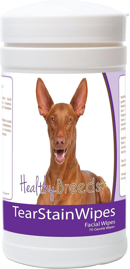Healthy Breeds Pharaoh Hound Tear Stain Wipes 70 Count