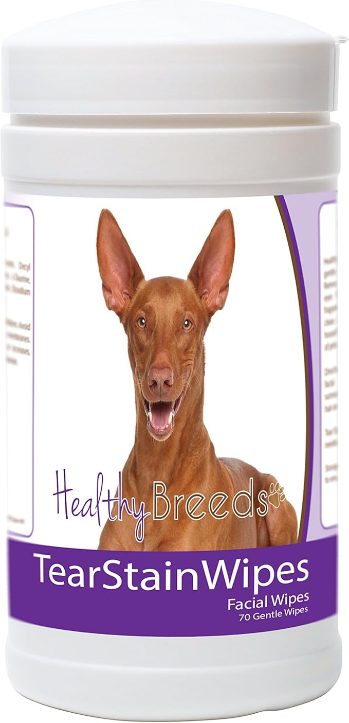Healthy Breeds Pharaoh Hound Tear Stain Wipes 70 Count