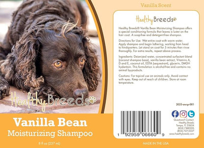 Healthy Breeds American Water Spaniel Vanilla Bean Moisturizing Shampoo 8 oz