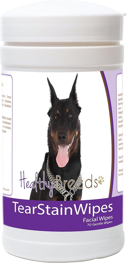 Healthy Breeds Beauceron Tear Stain Wipes 70 Count