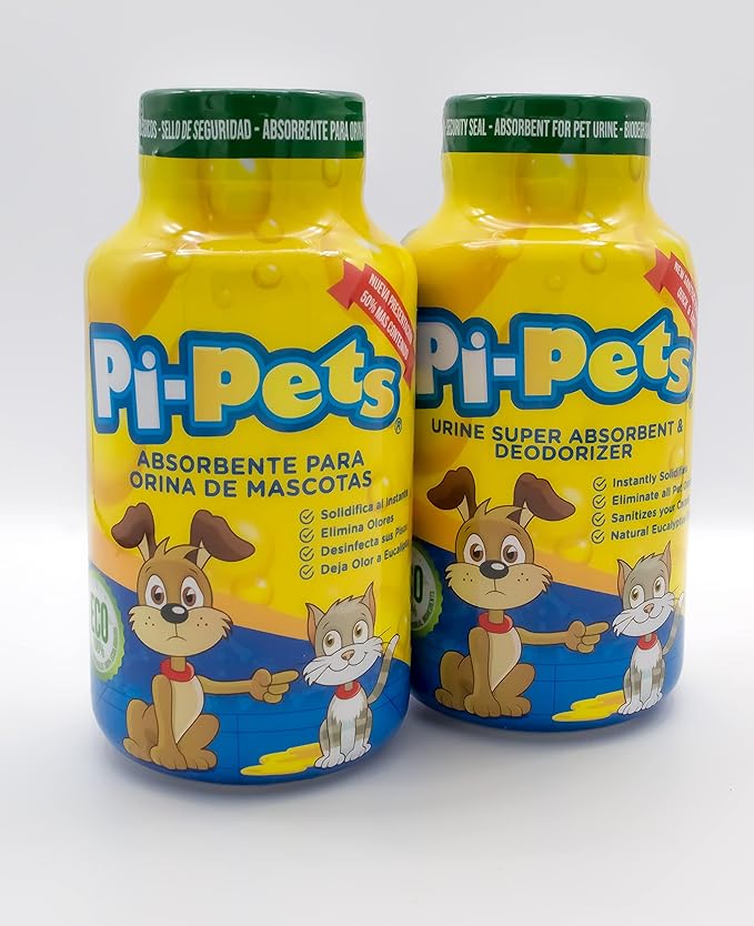 PI-Pets: Urine Super Absorbent Solidifier & Deodorizer Powder- Portable Toilet Clean Waste Chemicals - Bio Gel Gelling Agent - 100% Eco Friendly 4.58 Oz
