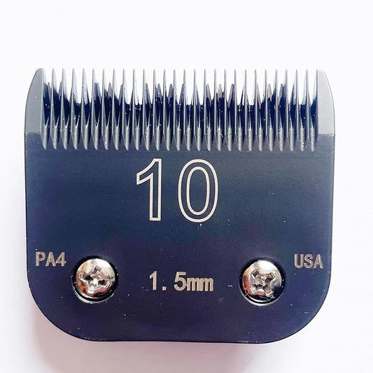 Yuwe Detachable Pet Dog Grooming Clipper Blades, Replacement Blades (Black-10FC)
