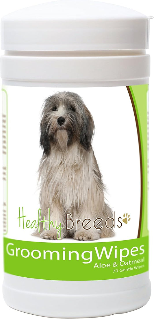 Healthy Breeds Tibetan Terrier Grooming Wipes 70 Count