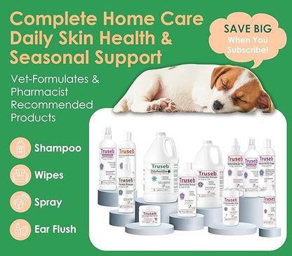 Topical Chlorhexidine 4% Shampoo for Dogs, Cats & Horses (Gallon)- with Aloe for Cleansing (USA) (Chlorhexidine 4% Shampoo, 1 Gallon)