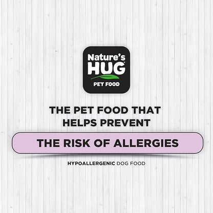 Nature's HUG Dry Dog Food, for Adult-Toy & Small Breeds, 5 lb. Bag, Chicken Flavor Plant-Based Protein Vegetarian Kibble, Grain-Free, Allergen-Free, Complete Protein & Balanced Nutrition