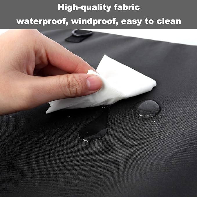 Durable Dog crate cover Double Door for large pet Kennel Covers Universal Fit for 24 30 36 42 48 inches Wire Dog Crate (24 Inch (24" L x 18" W x 20" H))-Black