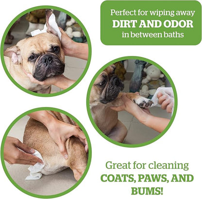 Pogi's Special Edition Poop n' Wipe Pack - 30 Powder Fresh Scented Rolls (450 Bags) and 1 resealable Pack of 100 Dog Grooming Fresh Wipes.