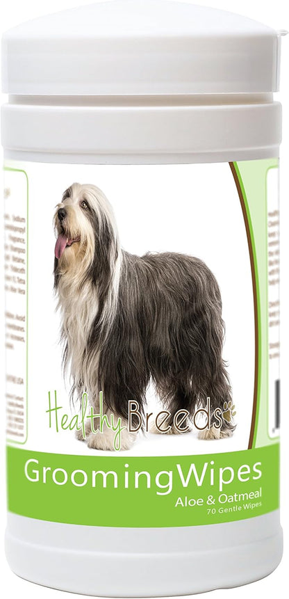 Healthy Breeds Bearded Collie Grooming Wipes 70 Count