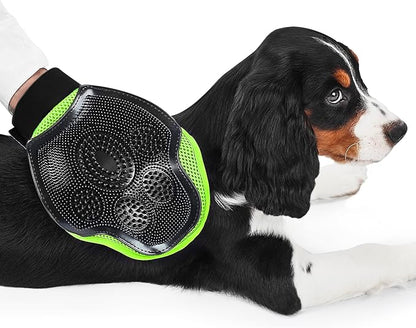 CONAIRPRO dog & cat Dog Grooming Glove, Dual-Sided Gloves Ideal for Deshedding & Massaging, Brushes Out Undercoat, Results in Smooth & Shiny Coat
