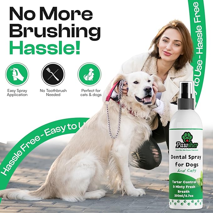 Ultimate Dog Wellness Pack: Fur Spray, Dental Care (Spray & Wipes), Paw Balm and Dog Wet Wipes