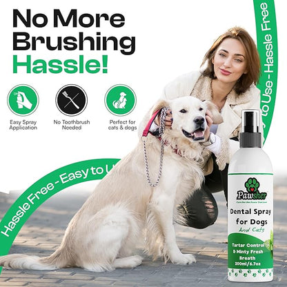 Ultimate Dog Wellness Pack: Fur Spray, Dental Care (Spray & Wipes), Paw Balm and Dog Wet Wipes