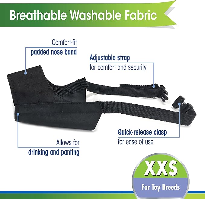 Four Paws Walk-About Quick-Fit Dog Muzzle 0-XX-Small