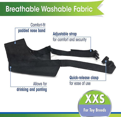 Four Paws Walk-About Quick-Fit Dog Muzzle 0-XX-Small