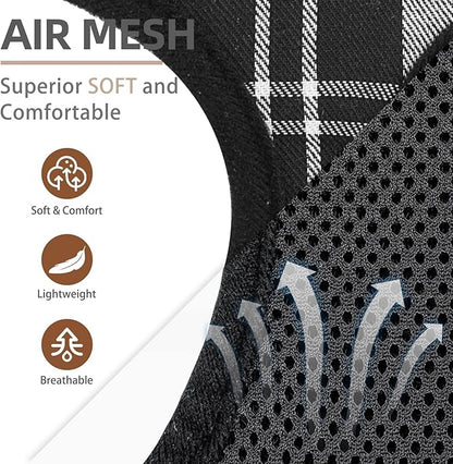 PUPTECK Soft Mesh Dog Harness and Leash Set Pet Puppy Cat Comfort Padded Vest No Pull Harnesses, Black&White, XS