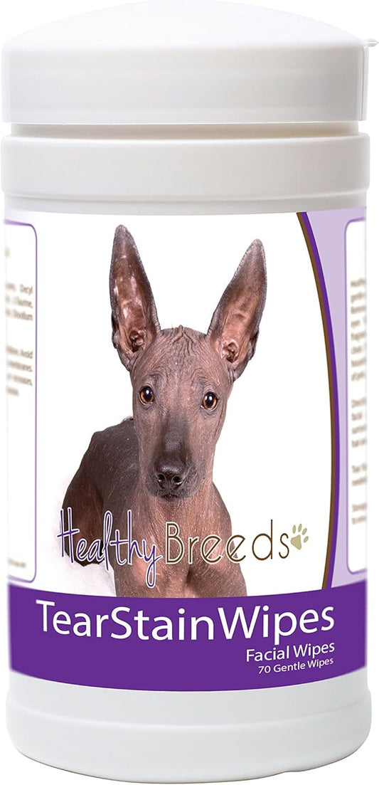 Healthy Breeds Xoloitzcuintli Tear Stain Wipes 70 Count