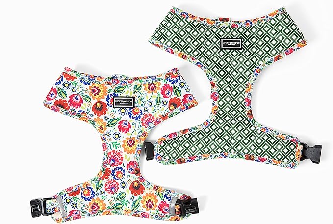 Lucky Love Dog, Soft Reversible Harness Vests, Stylish Dog Accessory (Ladybird, Extra Small)