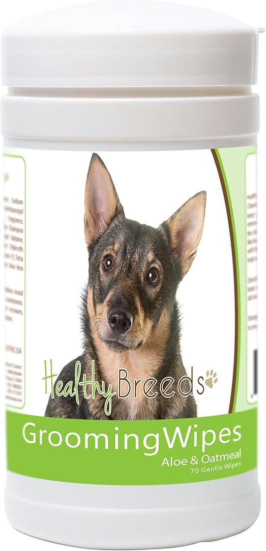 Healthy Breeds Swedish Vallhund Grooming Wipes 70 Count