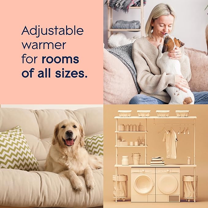 Glade PlugIns Refills Air Freshener Starter Kit, Pet Fresh Scent, Scented and Essential Oils for Home and Bathroom, 0.67 Fl Oz, 1 Warmer + 1 Refill