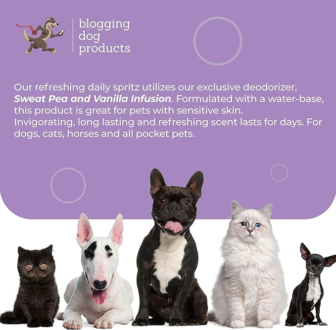 Dog Perfume Spray Long Lasting - Pet Odor Eliminator - Dog Cologne Spray - Premium Dog Deodorant Spray for Smelly Dogs - Refreshing Dog Deodorizer Spray for Grooming…