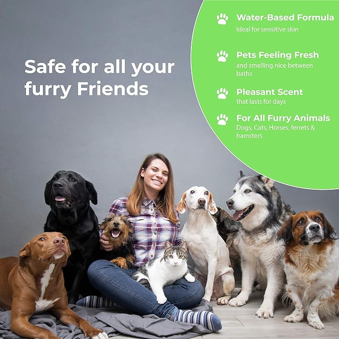Dog Perfume Spray Long Lasting - Pet Odor Eliminator - Dog Cologne Spray - Premium Dog Deodorant Spray for Smelly Dogs - Refreshing Dog Deodorizer Spray for Grooming…