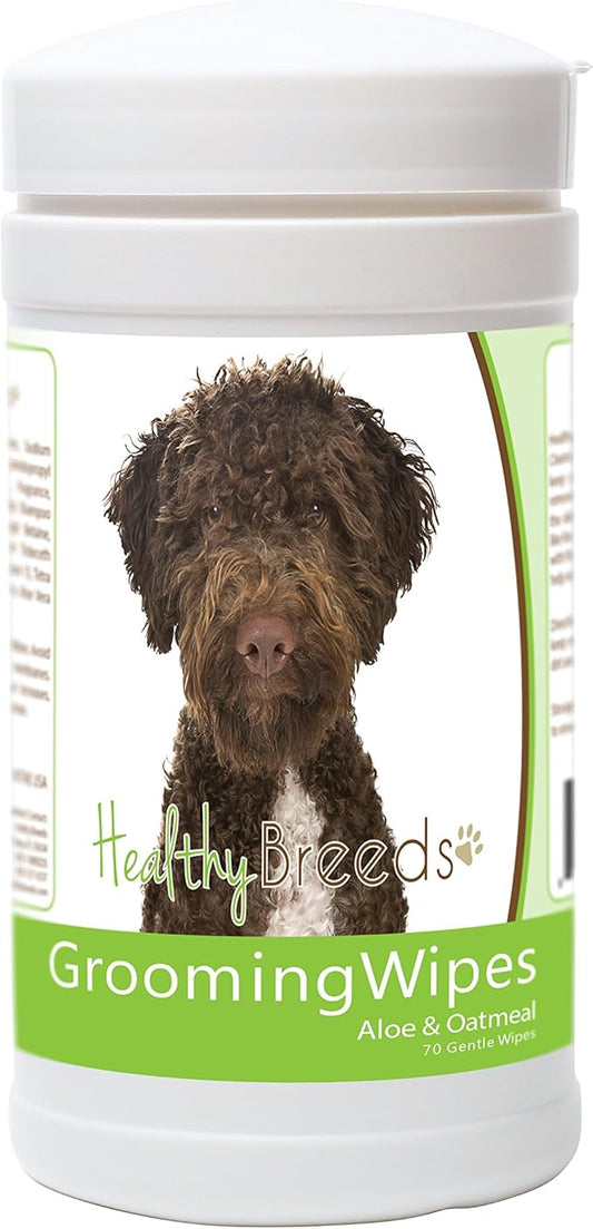 Healthy Breeds Lagotti Romagnoli Grooming Wipes 70 Count