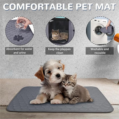 Pet Dog Cat Playpen Tent,Foldable Cat Cage Kennel,Portable Collapsible Puppy Crate for Indoor Outdoor Travel Camping Use with Washable Pad,Water-Resistant Breathable Shade Cover Green M