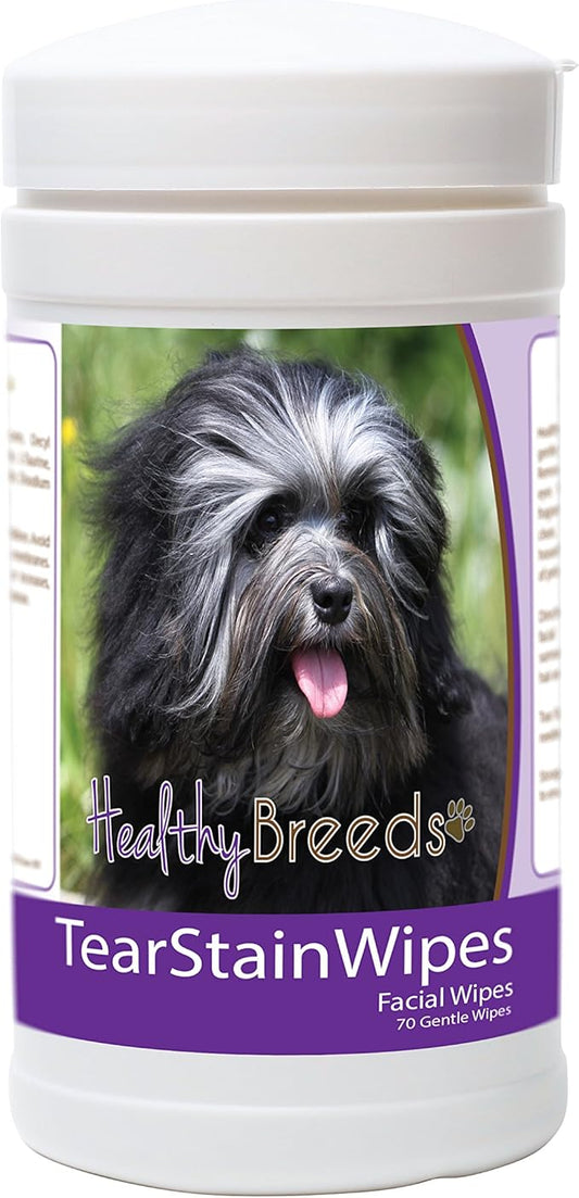 Healthy Breeds Lowchen Tear Stain Wipes 70 Count