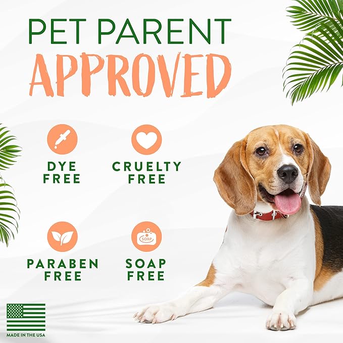 TropiClean Dog Wipes for Paws, Butt, Face, and Body, Anytime Cleaning and Deodorizing Pet Wipes, Safe for Licking, Papaya Scent, Cat Safe, 100ct