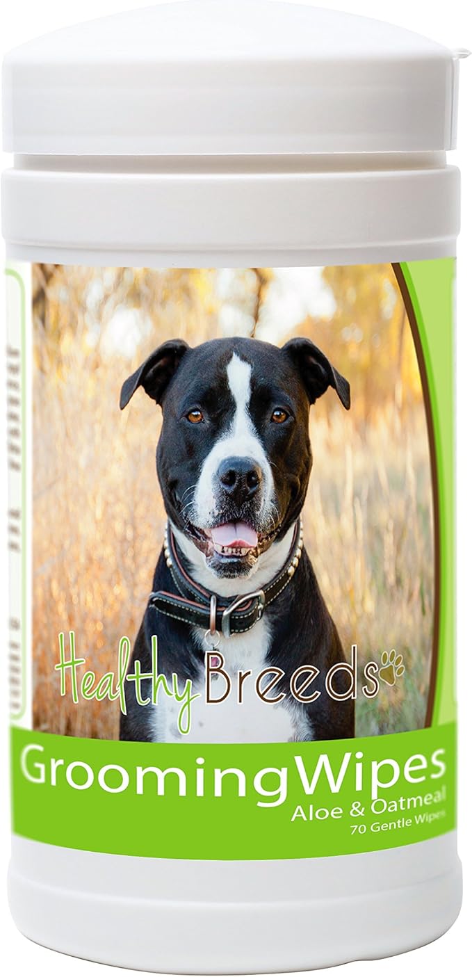 Healthy Breeds Pit Bull Grooming Wipes 70 Count