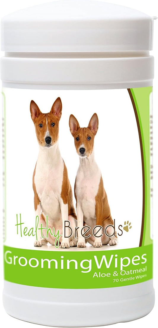 Healthy Breeds Basenji Grooming Wipes 70 Count