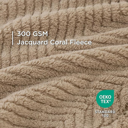 Bedsure Dog Blanket for Medium Dogs Washable - Soft Fluffy Puppy Blanket with Premium 300GSM Coral Fleece, Cozy Calming Cat Blankets for Indoor Cats, Fuzzy Pet Blanket for Kitten Doggy, Brown, 30x40IN