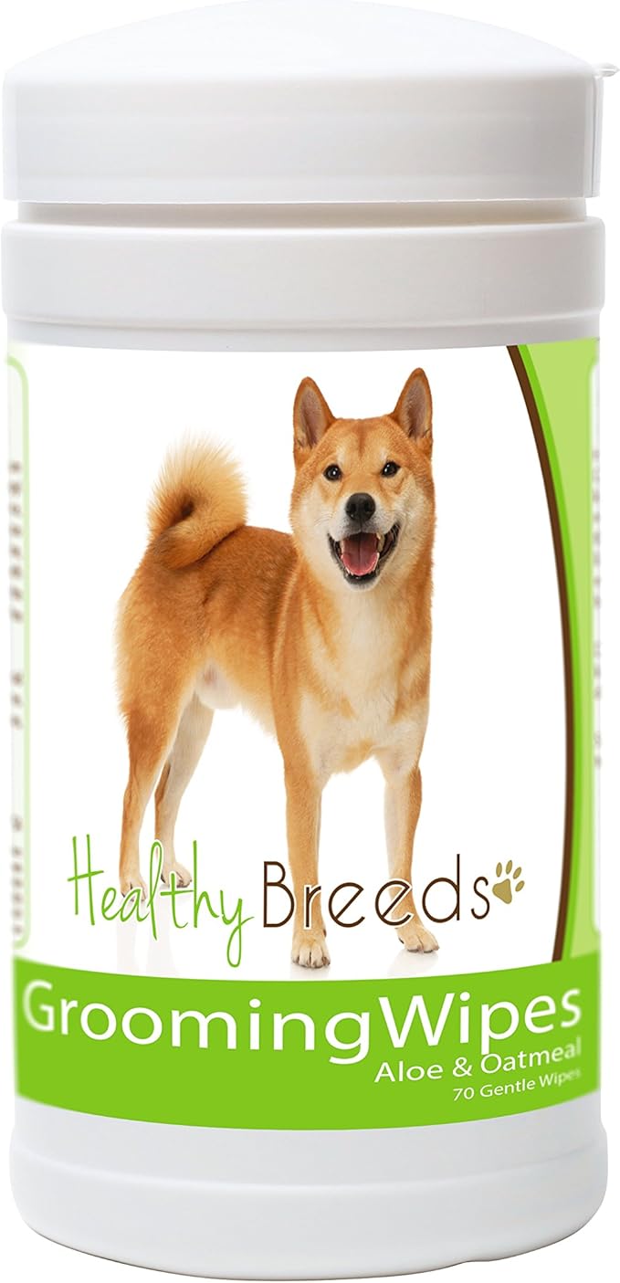 Healthy Breeds Shiba Inu Grooming Wipes 70 Count