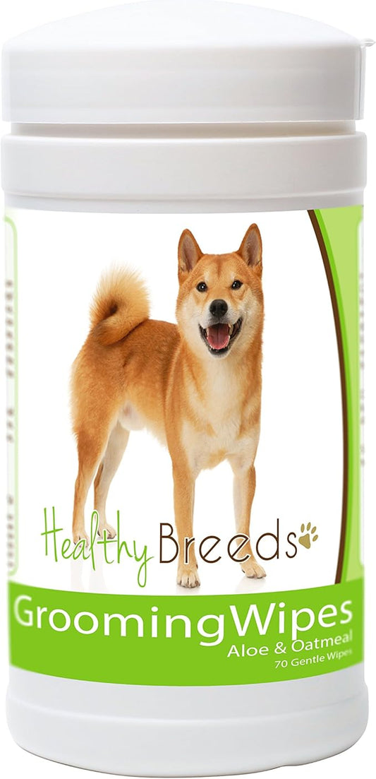 Healthy Breeds Shiba Inu Grooming Wipes 70 Count