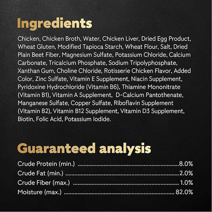 Cesar Filets in Gravy Wet Dog Food Rotisserie Chicken Flavor, 1.76 oz. Mini-Pouch, 20 Pack
