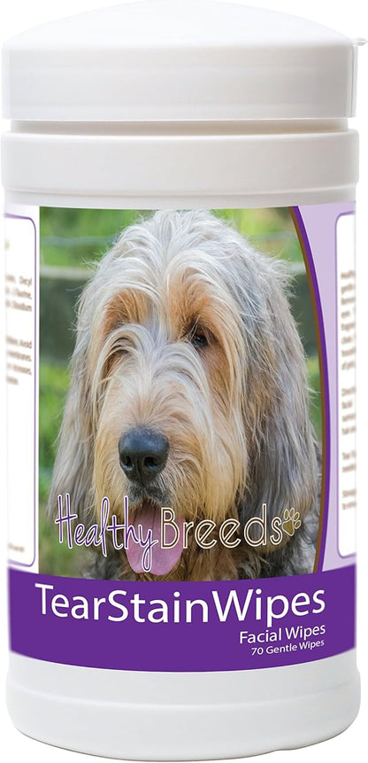 Healthy Breeds Otterhound Tear Stain Wipes 70 Count