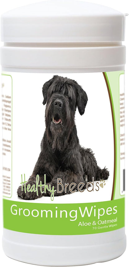 Healthy Breeds Black Russian Terrier Grooming Wipes 70 Count