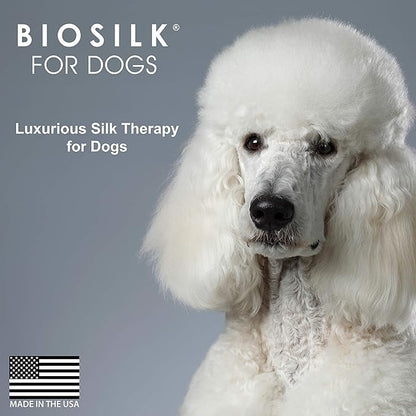 BioSilk for Dogs Double Sided Pin & Bristle Brush | Removes Mats, Tangles & Loose Hair with Minimal Effort & Comfort | Suitable for Long or Short Haired Dogs
